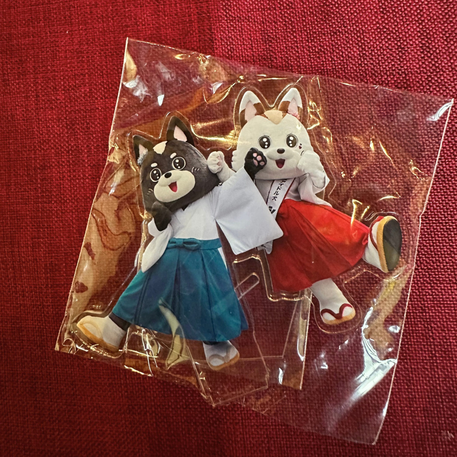 シロ&ブラックアクスタ